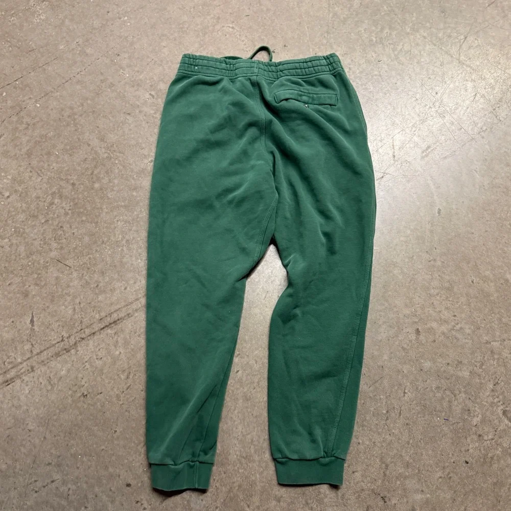Nike Mens Club Fleece Joggers Forest Green‎ Sweatpants Large Embroidered Swoosh